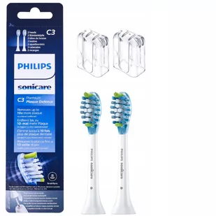 Philips Końcówki do Sonicare C3 Premium Plaque Control HX9042/17 (2 szt.) - Końcówki do szczoteczek elektrycznych - miniaturka - grafika 2