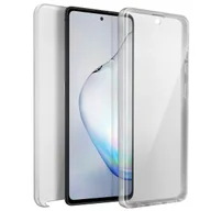 Etui i futerały do telefonów - Etui 360° do Samsunga Galaxy Note 10 Lite z przodu i ze sztywnego tyłu – przezroczyste - miniaturka - grafika 1