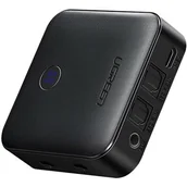 Adaptery i przejściówki - UGREEN Adapter odbiornik Bluetooth 5.0 UGREEN 3,5 mm AUX aptX (czarny) UGR422BLK - miniaturka - grafika 1