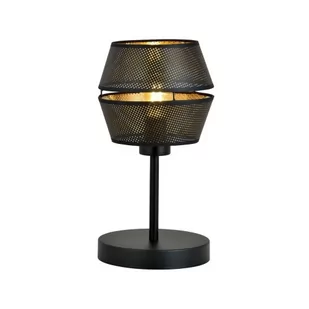 Malia lampa stołowa 1-punktowa czarna/złota 1185/LN - Lampy stojące - miniaturka - grafika 1