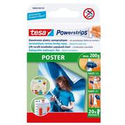 Tesa Plastry samoprzylepne dwustronne Powerstrips Poster 20 szt.