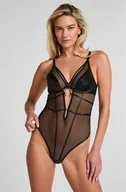 Biustonosze - Hunkemöller Body Zelda Czarny - miniaturka - grafika 1