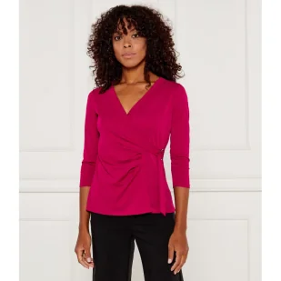 LAUREN RALPH LAUREN Bluzka | Slim Fit - Bluzki damskie - miniaturka - grafika 1