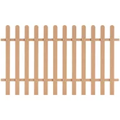 Ogrodzenia - vidaxl Płot sztachetowy, 200x120 cm, WPC, brązowy - miniaturka - grafika 1