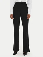 Spodnie damskie - Boss Spodnie materiałowe Tubeka4 50518874 Czarny Slim Fit - miniaturka - grafika 1