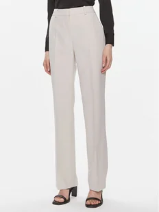 Calvin Klein Spodnie materiałowe Essential K20K206879 Szary Slim Fit - Spodnie damskie - miniaturka - grafika 1