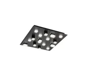 Lampy sufitowe - Redo 01-2017 - LED Plafon PIXEL LED/48W/230V 3000K 45x45 cm czarny - miniaturka - grafika 1