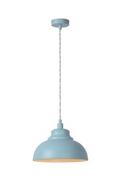 Lampy sufitowe - Lucide LUC ISLA Lampa wisząca E14 D29 H22cm Blue 34400/29/68 - miniaturka - grafika 1