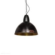 Lampy sufitowe - Loftowa metalowa lampa wisząca, industrialna 35cm Salina Czarna, do salonu kuchni (Loftlight) - miniaturka - grafika 1