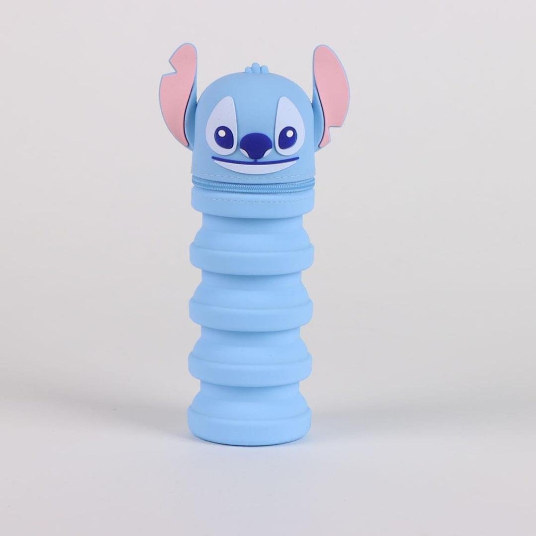 Piórnik gumowy rozkładany Stitch