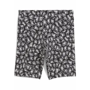 Młodzieżowe krótkie legginsy Essentials Animal PUMA Black - Odzież sportowa dziecięca - miniaturka - grafika 1