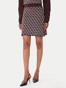 Guess Spódnica ołówkowa W5BD81 Z3JD2 Brązowy Slim Fit - Spódnice - miniaturka - grafika 1