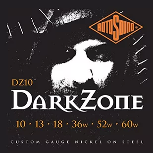 Rotosound Roto DZ10 6 strun Dark Zone [10-60] niklowane - Inne akcesoria muzyczne - miniaturka - grafika 1