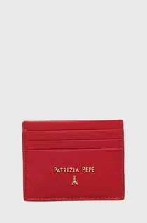 Portfele - Patrizia Pepe portfel kolor czerwony - grafika 1