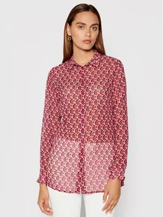 Koszule damskie - Guess Koszula Clouis W1YH0U W70Q2 Różowy Regular Fit - grafika 1