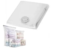 Pokrowce na ubrania - WOREK PRÓŻNIOWY 60 x 50 WORKI PRÓŻNIOWE DO UBRAŃ pokrowiec na ubrania - miniaturka - grafika 1