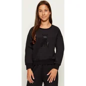 Bluzy dla dziewczynek - Patrizia Pepe Bluza | Regular Fit - miniaturka - grafika 1