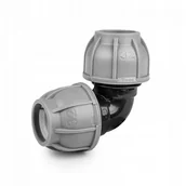 Akcesoria hydrauliczne - BRADAS Kolanko do rur PE 32mm 90° PN10 Bradas 7278 DSRA10K3232 - miniaturka - grafika 1