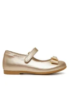 Buty dla chłopców - Tommy Hilfiger Baleriny Ballerina T1A3-33927-0220 S Złoty - miniaturka - grafika 1