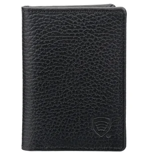 Mały skórzany portfel damski na karty zbliżeniowe RFID z wyciąganym albumem (czarny) - Etui na dokumenty i karty Mały skórzany portfel damski na karty zbliżeniowe RFID z wyciąganym albumem (czarny) - Etui na dokumenty i karty - miniaturka - grafika 1