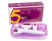 Pozostałe urządzenia kosmetyczne - Derma Roller, Urządzenie kosmetyczne do mezoterapii, do ciała i twarzy 5w1 - miniaturka - grafika 1