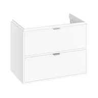Szafki łazienkowe - Szafka pod umywalkę wisząca Atrato 79.4x44.8x60.5 cm biała Cersanit - miniaturka - grafika 1