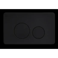Przyciski spłukujące - BALNEO F0303020203-1 Przycisk spłukujący OXO BLACK do stelażu podtynkowego Fix-Frame Low - miniaturka - grafika 1