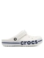 Klapki i japonki damskie - Crocs Klapki BAYABAND CLOG 205089-126 Biały - miniaturka - grafika 1
