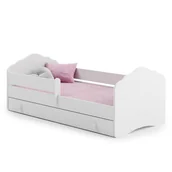 Łóżka dla dzieci i młodzieży - Łóżko dziecięce FALA z szufladą i barierką 140x70 - miniaturka - grafika 1