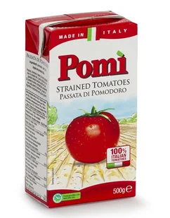Pomi Pomidory krojone, kart. 500g - Pasztet i przetwory mięsne - miniaturka - grafika 1
