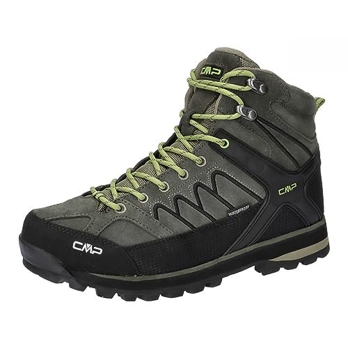 CMP Męskie buty trekkingowe Moon Mid Wp Walking Shoe, wojskowe, 47 EU, Wojskowy styl, 47 EU