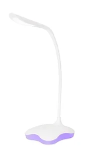 Lampa biurkowa RIO biała 10 × 12 × 35 cm - Lampy stojące - miniaturka - grafika 1
