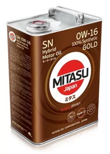 MITASU GOLD HYBRID SN 0W-16 - MJ-106 - 4L - Oleje silnikowe - miniaturka - grafika 1