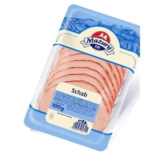 Schab plastry 100 g Mazury - Pasztet i przetwory mięsne - miniaturka - grafika 1