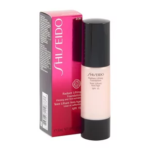 Shiseido Radiant Lifting, rozświetlająco-liftingujący podkład D30 Very Rich Brown , SPF 15, 30 ml - Podkłady do twarzy - miniaturka - grafika 1