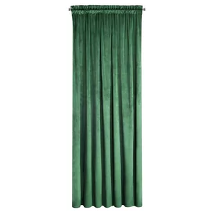 Euro Firany Zasłona 140 x 250 Dekoracyjna Velvet Rosa C. Ziele 1207954 - Zasłony - miniaturka - grafika 1