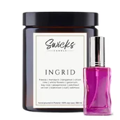 Świece - Świeca sojowa zapachowa INGRID 180 ml - miniaturka - grafika 1