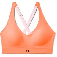 Bielizna sportowa damska - Biustonosz damski Under Armour  Vanish Mid orange XS - miniaturka - grafika 1
