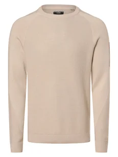 Jack & Jones Sweter - JCOFusion Mężczyźni beżowy jednolity, M - Swetry męskie - miniaturka - grafika 1