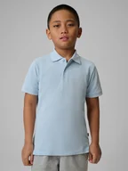 Koszulki dla chłopców - 4F Koszulka polo regular chłopięca - niebieska 164 (13-14 lat) - miniaturka - grafika 1