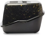 Kuwety dla kotów - Kuweta NESTOR Marble black gold - miniaturka - grafika 1