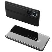 Etui i futerały do telefonów - Hurtel Clear View Case etui Huawei nova 9 pokrowiec z klapką czarne - miniaturka - grafika 1