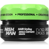 Pomada do włosów - Nishman Pomada Mat Clay Wax M2 100ml - miniaturka - grafika 1