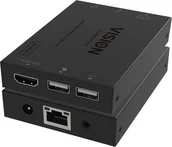 Kable - Vision HDMI-over-IP Transmitter Nadajnik AV Czarny - miniaturka - grafika 1