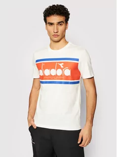 Koszulki i topy damskie - Diadora T-Shirt Spectra Oc 502.176632 Biały Regular Fit - grafika 1