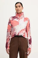 Bluzy damskie - Columbia bluza sportowa Glacial IV kolor różowy wzorzysta 1802161 - miniaturka - grafika 1