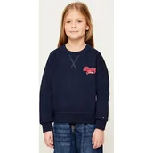 Bluzy dla dziewczynek - Tommy Hilfiger Bluza Loose fit - miniaturka - grafika 1