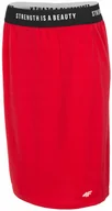 Sukienki i spódnice sportowe - 4F Spódnica Sportowa Dzianinowa Swoboda Ruchów Czerwona Xs - miniaturka - grafika 1