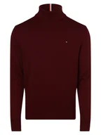 Swetry męskie - Tommy Hilfiger - Sweter męski z dodatkiem kaszmiru, czerwony - miniaturka - grafika 1