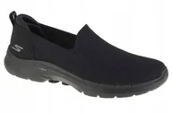 Buty sportowe damskie - Damskie Buty Skechers Go Walk 6 Clear Virtue 124505-BBK r. 39.5 - miniaturka - grafika 1